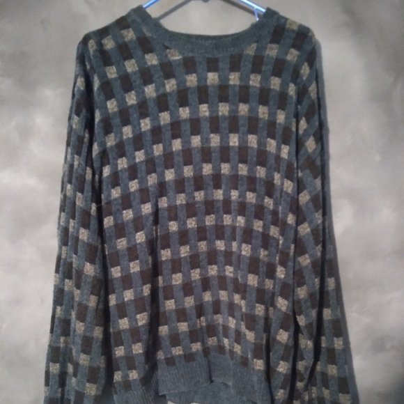 Blue, grey and black sweater - Picture 1 of 1